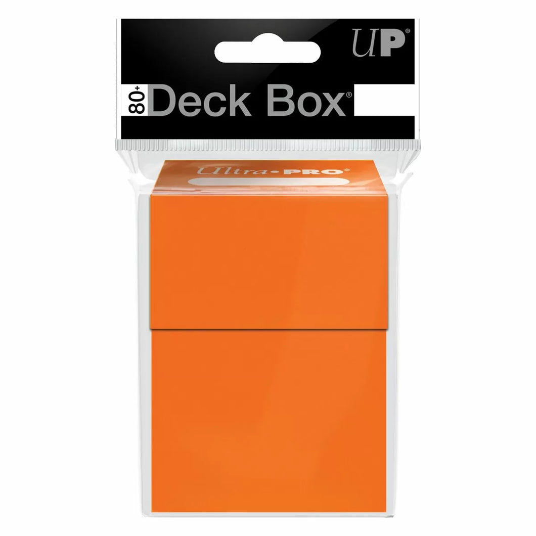 Orange Deck Box - 80ct Std Size - Ultra Pro