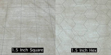 Load image into Gallery viewer, Reversible Battlemat - 1.5&quot; Squares &amp; Hexes (23.5&quot; x 26&quot;) - Chessex
