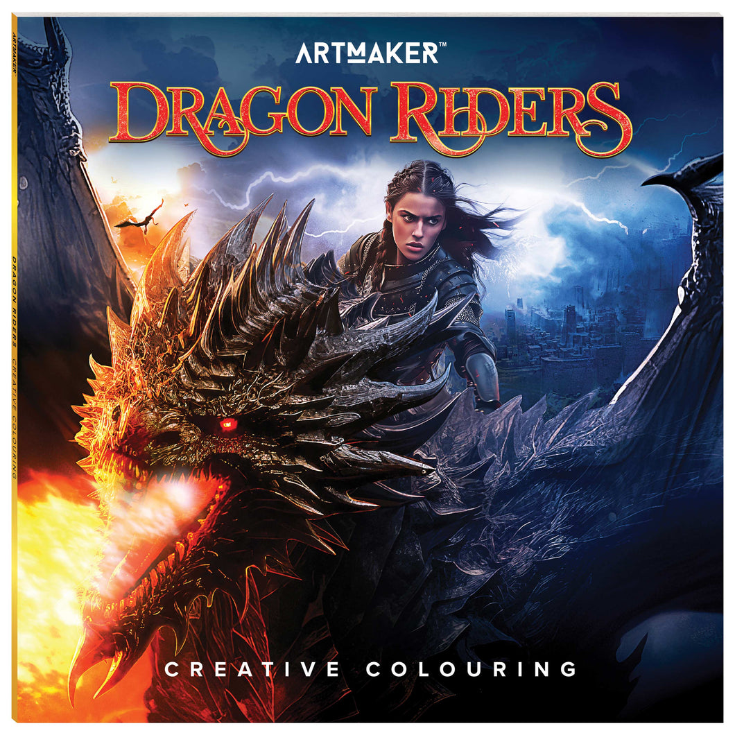 Creative Colouring: Dragon Riders - Colouring Book