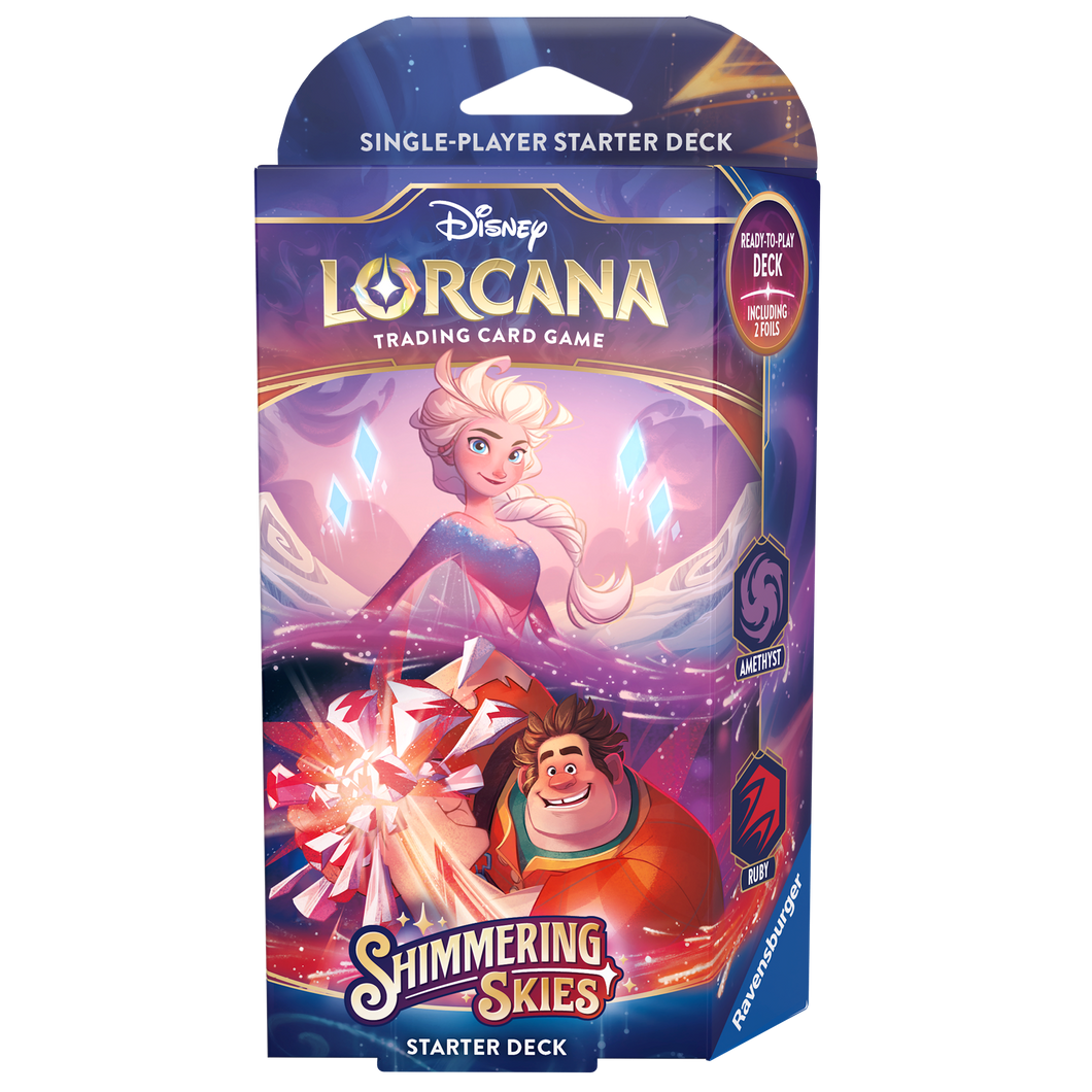 Shimmering Skies [S5] - Amethyst/Ruby - Starter Deck - Disney Lorcana