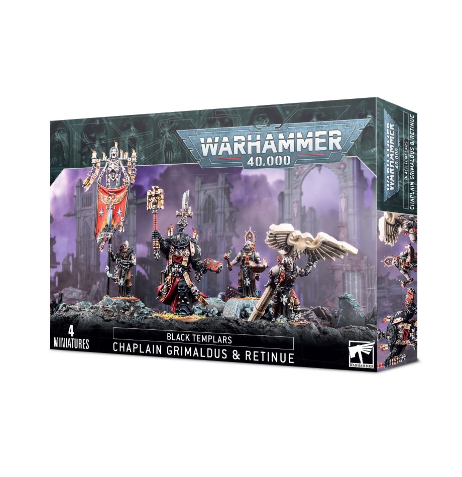 Chaplain Grimaldus & Retinue - Black Templars - Warhammer 40,000