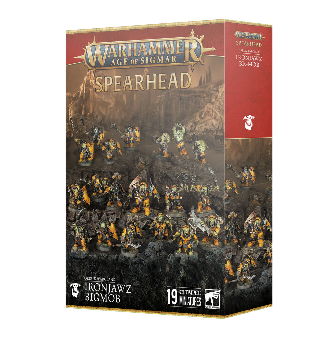 Ironjawz Bigmob - Orruk Warclans - Spearhead - Warhammer Age of Sigmar