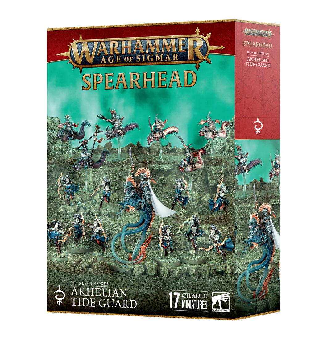Akhelian Tide Guard - Idoneth Deepkin - Spearhead - Age of Sigmar (4th Ed) - Warhammer
