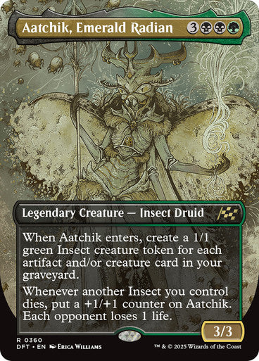 Aatchik, Emerald Radian (Borderless) #0360 M R [DFT]