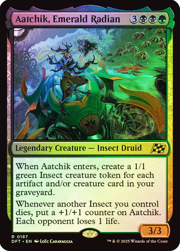 Aatchik, Emerald Radian (Foil) #0187 M R [DFT]
