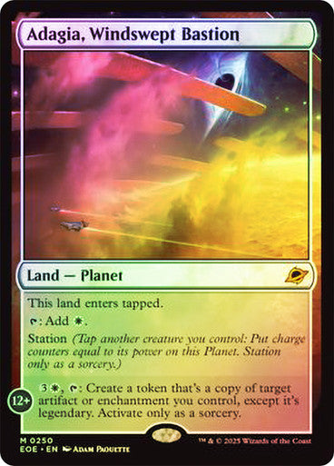 Adagia, Windswept Bastion (Foil) #0250 L M [EOE]