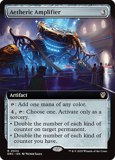 Aetheric Amplifier (Extended Art) #0034 C R [DFT] [DRC]