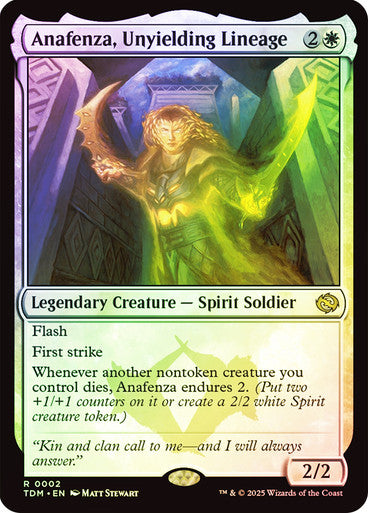 Anafenza, Unyielding Lineage (Foil) #0002 W R [TDM]