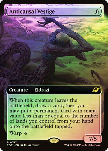 Anticausal Vestige (Extended Art Foil) #0317 C R [EOE]