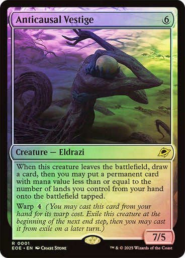 Anticausal Vestige (Foil) #0001 C R [EOE]
