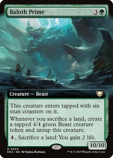 Baloth Prime (Extended Art) #0033 G R [EOE] [EOC]