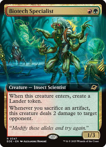 Biotech Specialist (Extended Art) #0347 M R [EOE]