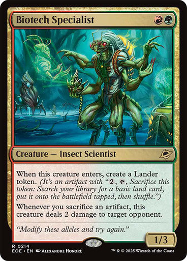 Biotech Specialist #0214 M R [EOE]