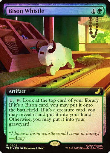 Bison Whistle (Extended Art Foil) #0202 G R [TLA] [TLE]