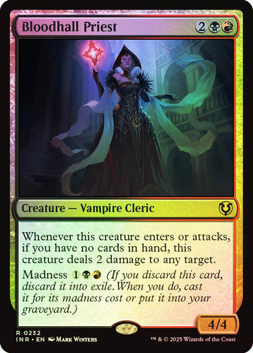 Bloodhall Priest (Foil) #0232 M R [INR]