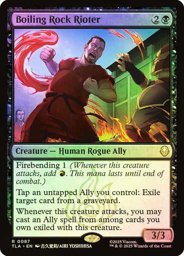 Boiling Rock Rioter (Foil) #0087 Bk R [TLA]