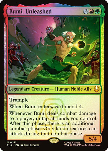 Bumi, Unleashed (Foil) #0211 M M [TLA]