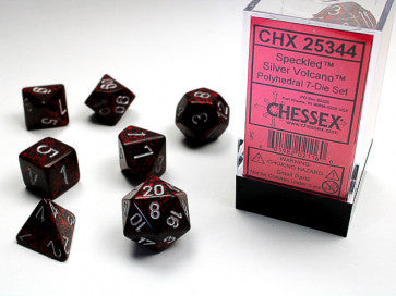 Speckled Silver Volcano - Polyhedral Dice Set (7) - Chessex