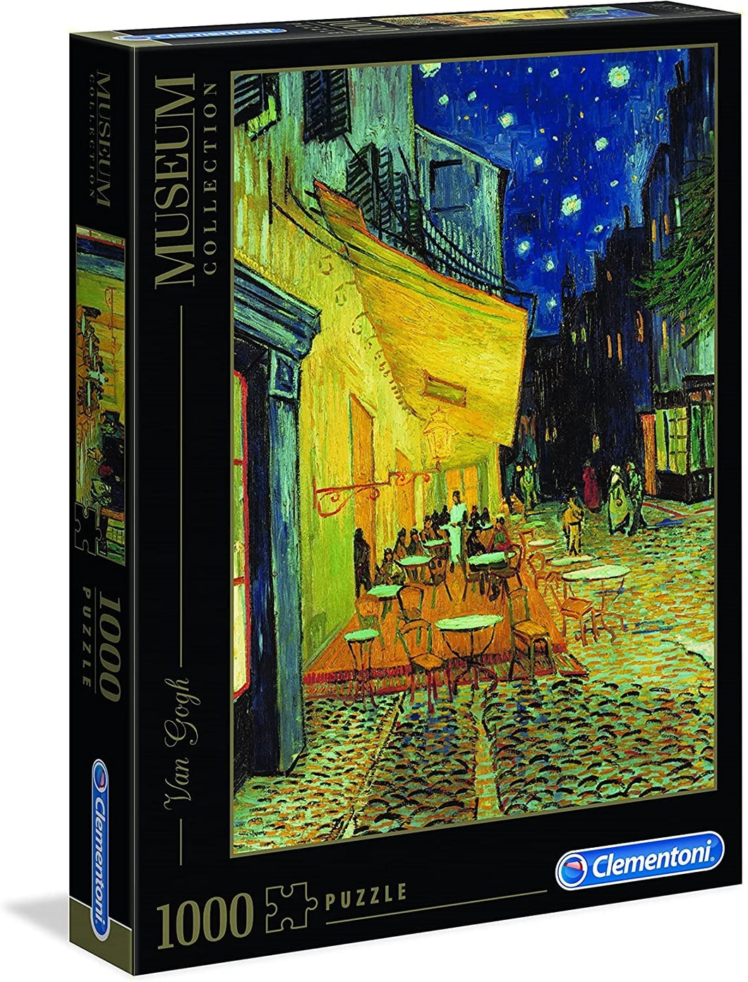 Cafe Terrace at Night - Van Gogh - Museum Collection - 1000 Piece Jigsaw Puzzle - Clementoni