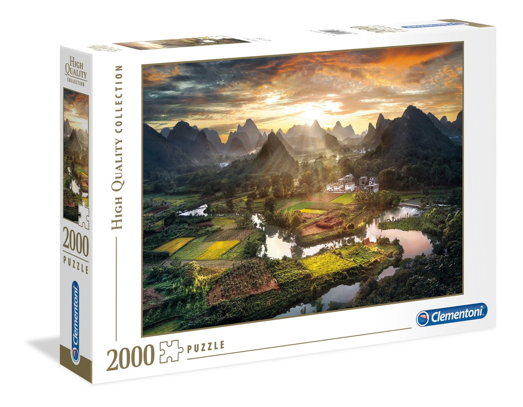 View of China - 2000pc Jigsaw Puzzle - HQ - Clementoni