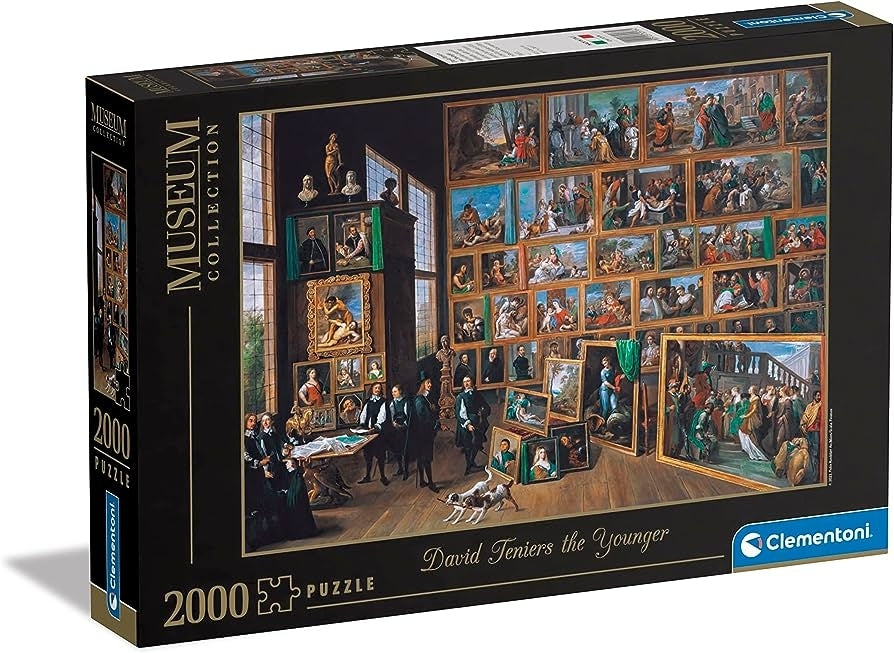 Archduke Leopold Wilhelm In His Picture Gallery In Brussels - Teniers - Museum Collection - 2000 Piece Jigsaw Puzzle - Clementoni