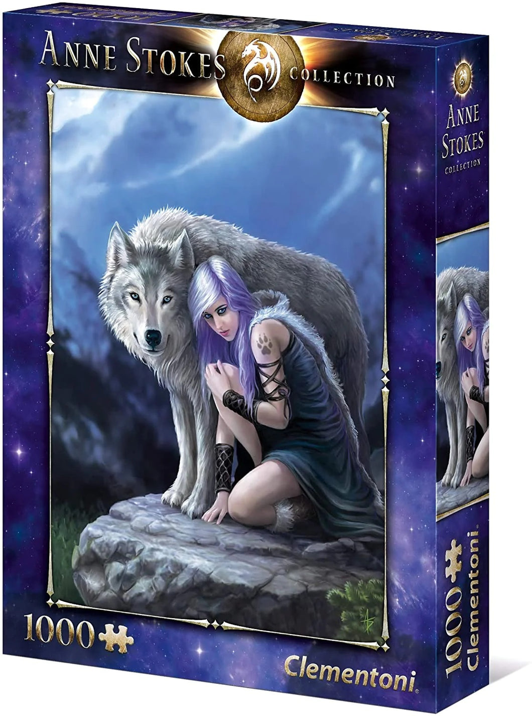 Protector - 1000pc Jigsaw Puzzle - Anne Stokes - Clementoni