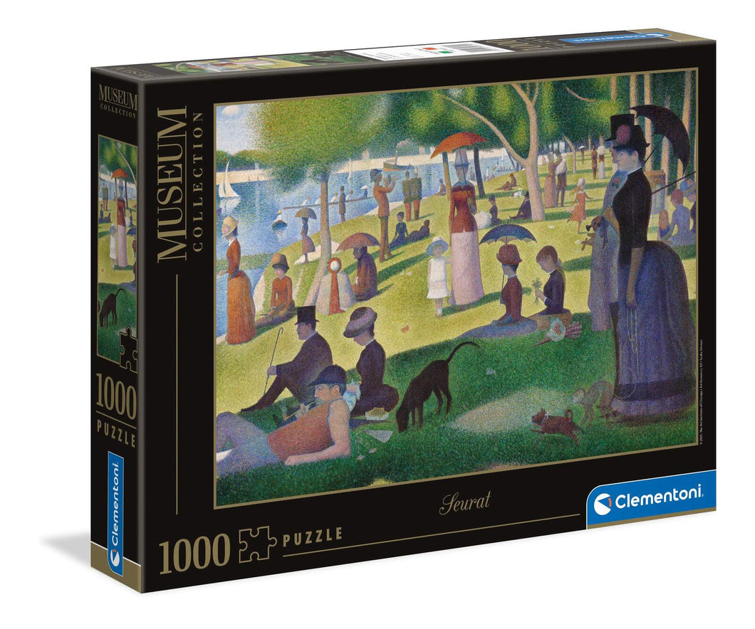 Sunday on La Grande Jatte - Seurat - Museum Collection - 1000 Piece Jigsaw Puzzle - Clementoni