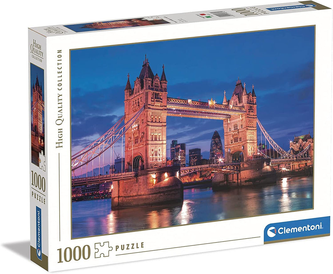 Tower Bridge at Night - 1000pc Jigsaw Puzzle - HQ - Clementoni