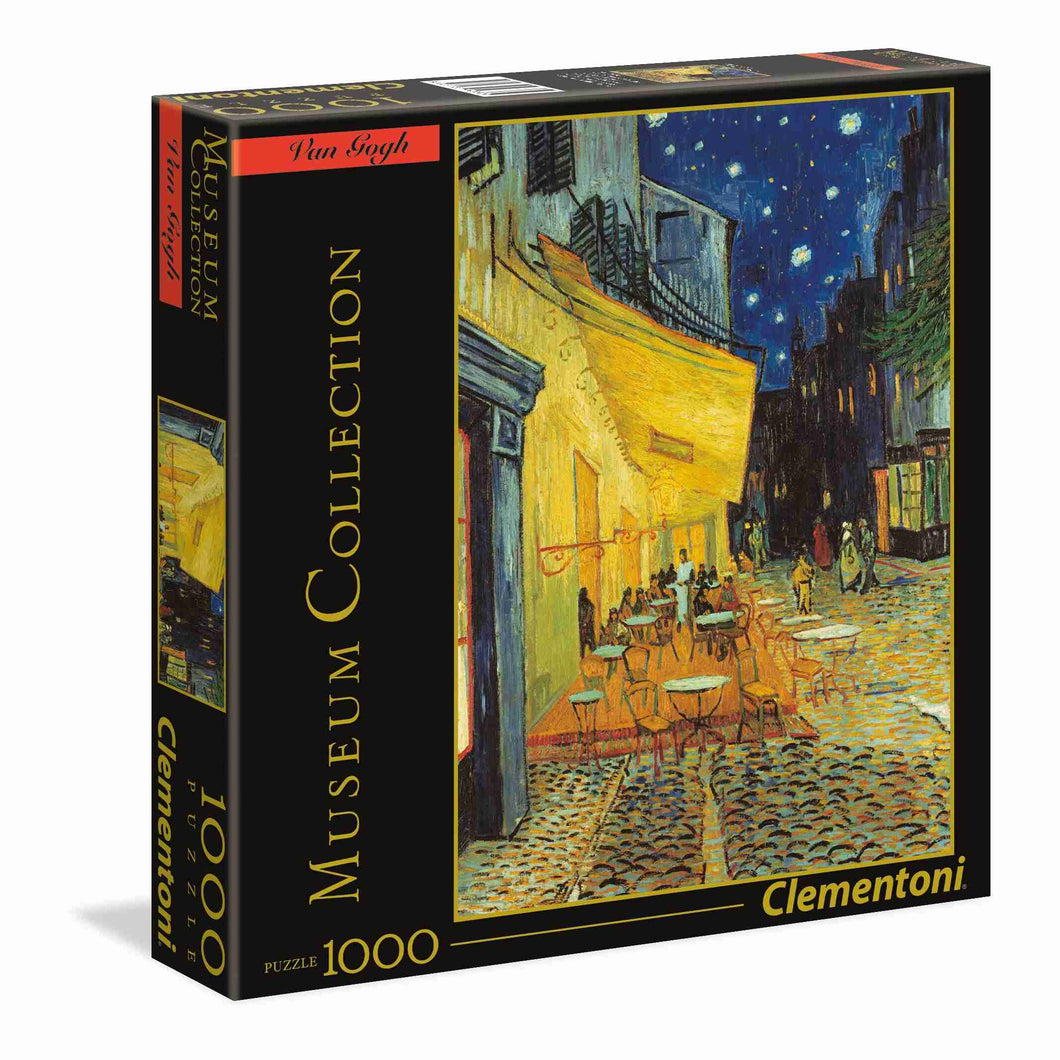 Cafe Terrace at Night - Van Gogh - Museum Collection (Square) - 1000 Piece Jigsaw Puzzle - Clementoni