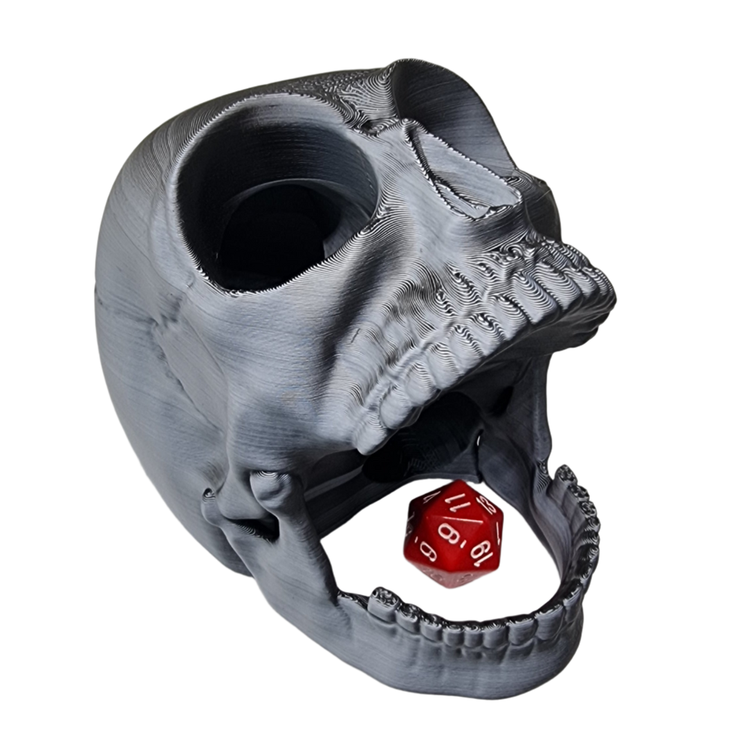Basic Skull Dice Tower - Black/White - CP