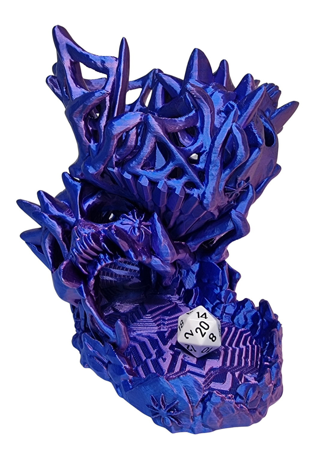 Creepy Dice Tower - Pearlescent Purple/Blue - CP