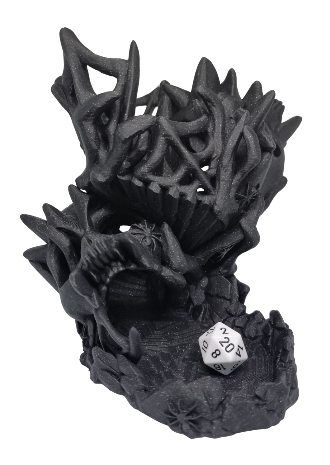 Creepy Dice Tower - Shimmer Black - CP