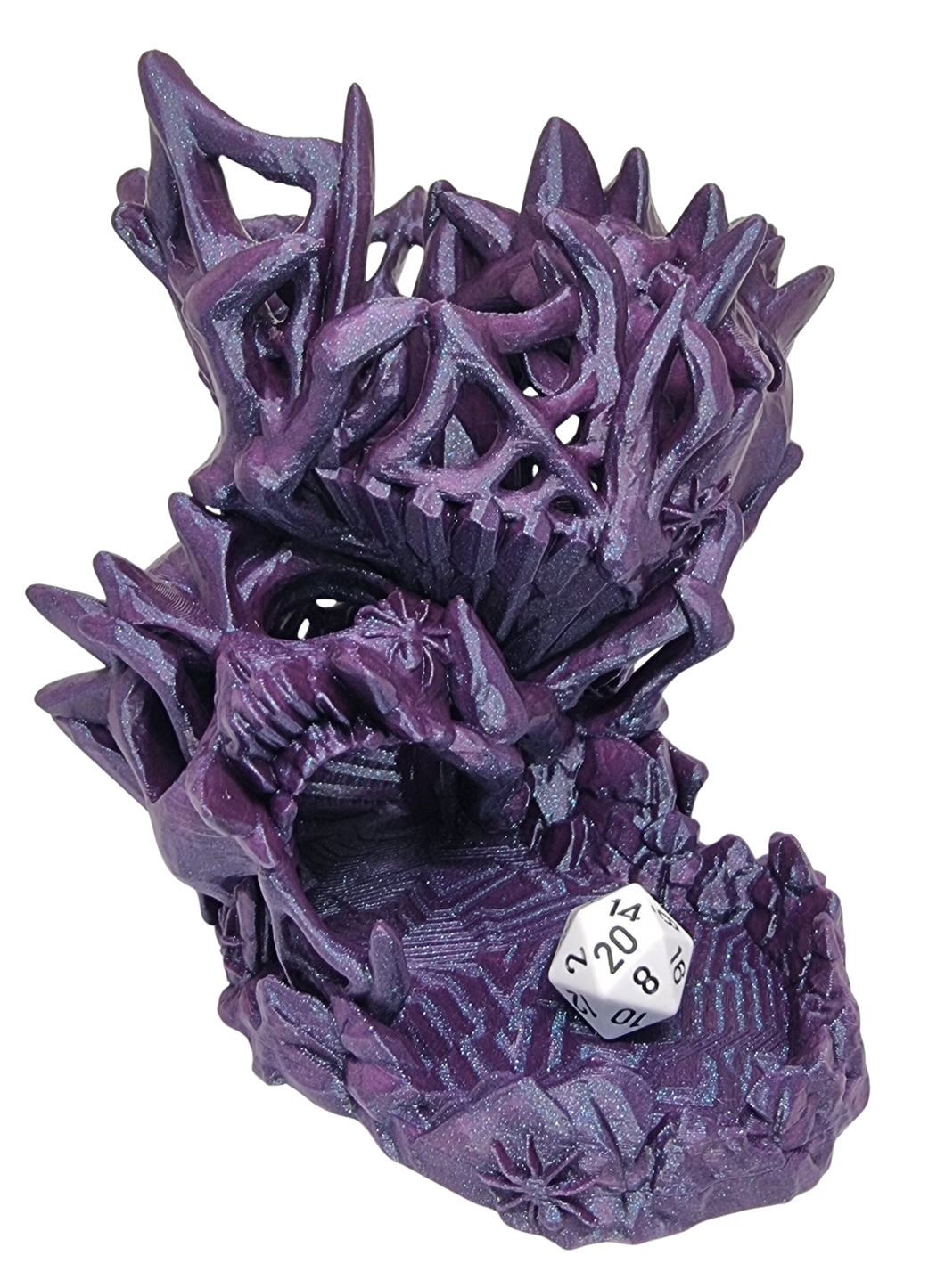 Creepy Dice Tower - Shimmer Dark Purple - CP