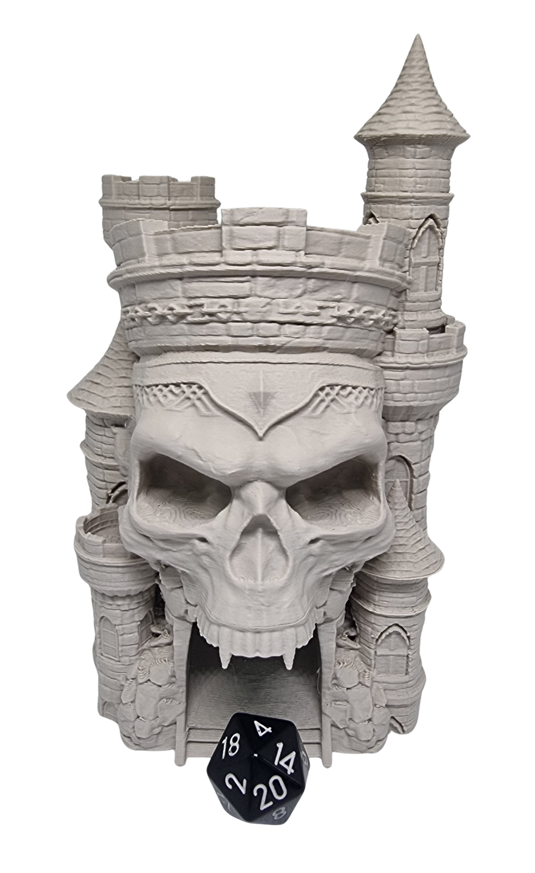 Skull Castle Dice Tower - Bone - CP