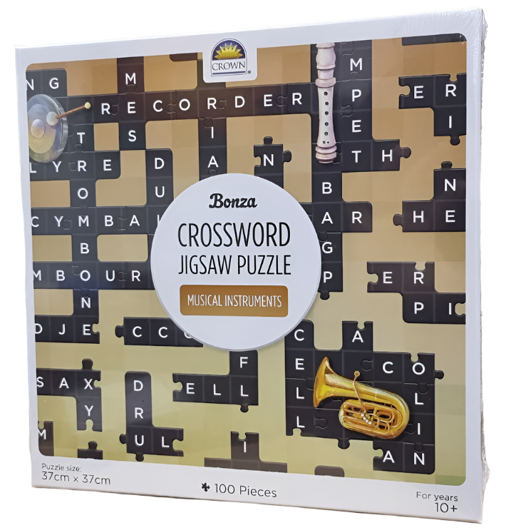 Musical Instruments - Bonza Crossword - 100pc Jigsaw Puzzle - MJM20629b