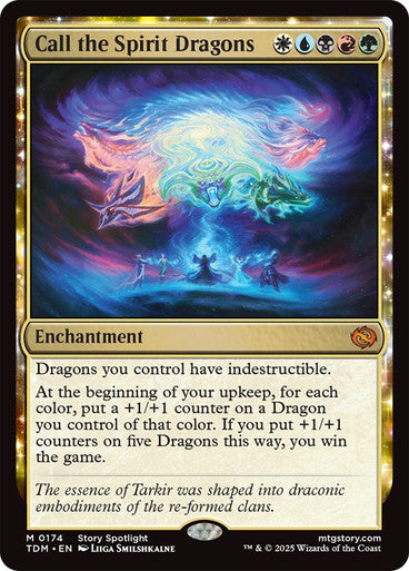 Call the Spirit Dragons #0174 M M [TDM]
