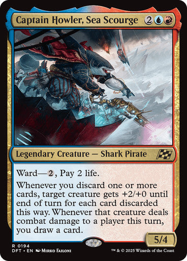 Captain Howler, Sea Scourge #0194 M R [DFT]