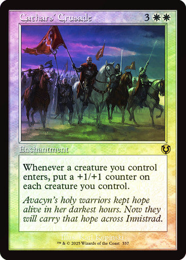 Cathars' Crusade (Retro Frame Foil) #0337 W R [INR]