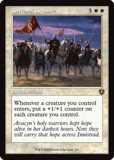 Cathars' Crusade (Retro Frame) #0337 W R [INR]