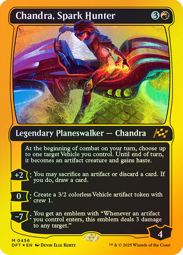 Chandra, Spark Hunter (First-Place Foil) #0456 R M [DFT]