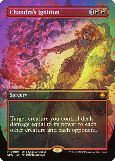 Chandra's Ignition (Bordless Foil) #0089 R M [DFT] [SPG]