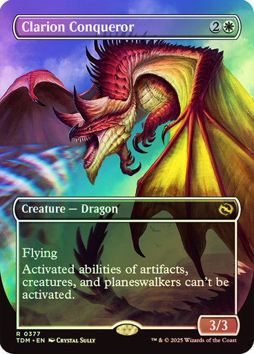 Clarion Conqueror (Reversible Borderless Foil) #0377 W R [TDM]
