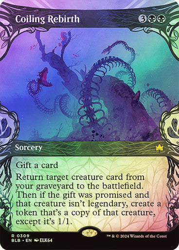 Coiling Rebirth (Showcase Foiled) #0309 Bk R [BLB]