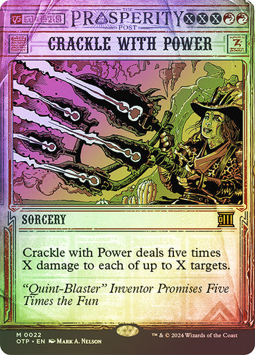 Crackle with Power (Showcase Foiled) R M #0022 [OTJ] [OTP]