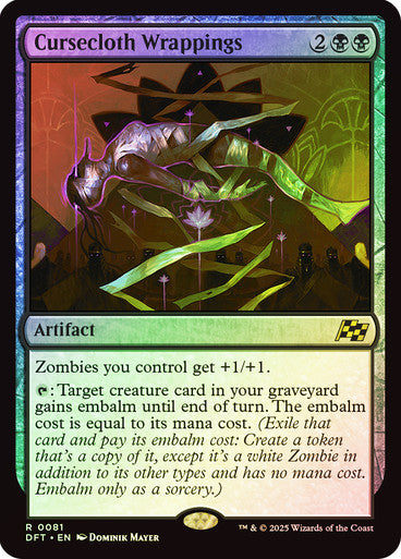 Cursecloth Wrappings (Foil) #0081 Bk R [DFT]