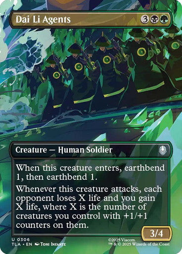 Dai Li Agents (Borderless) #0306 M U [TLA]