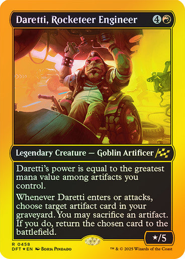 Daretti, Rocketeer Engineer (First-Place Foil) #0458 R R [DFT]