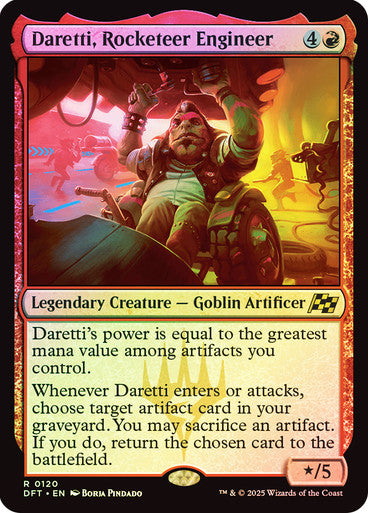 Daretti, Rocketeer Engineer (Foil) #0120 R R [DFT]