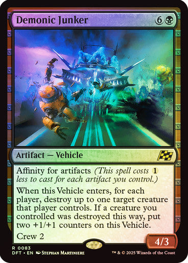 Demonic Junker (Foil) #0083 Bk R [DFT]
