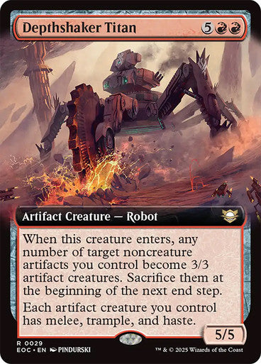 Depthshaker Titan (Extended Art) #0029 R R [EOE] [EOC]